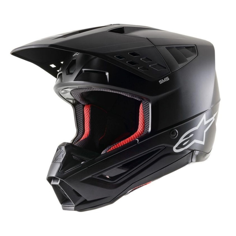 Motokrosová prilba Alpinestars S-M5 Solid čierna matná