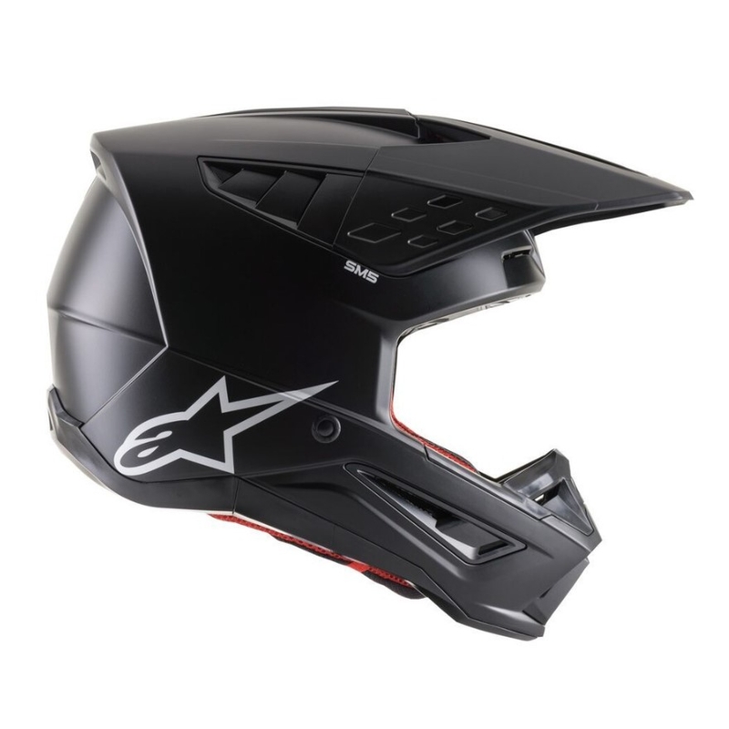 Motokrosová prilba Alpinestars S-M5 Solid čierna matná