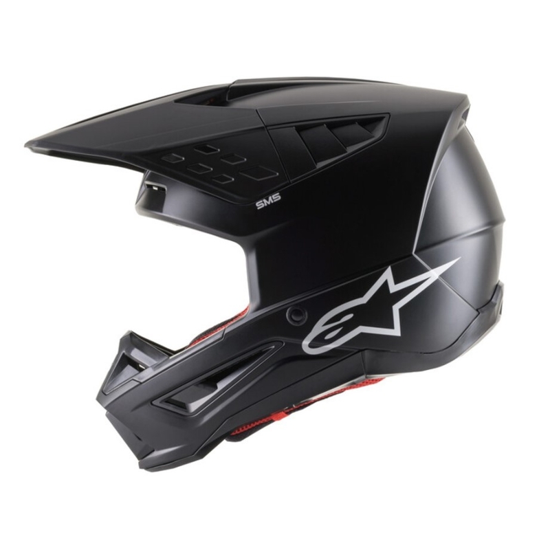 Motokrosová prilba Alpinestars S-M5 Solid čierna matná