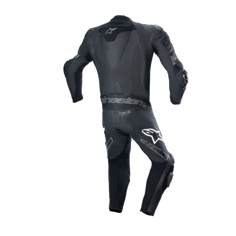 Kožená kombinéza na motorku Alpinestars Missile 2 Ward čierno-šedá