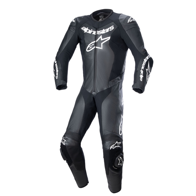 Kožená kombinéza na motorku Alpinestars GP Force Lurv čierna