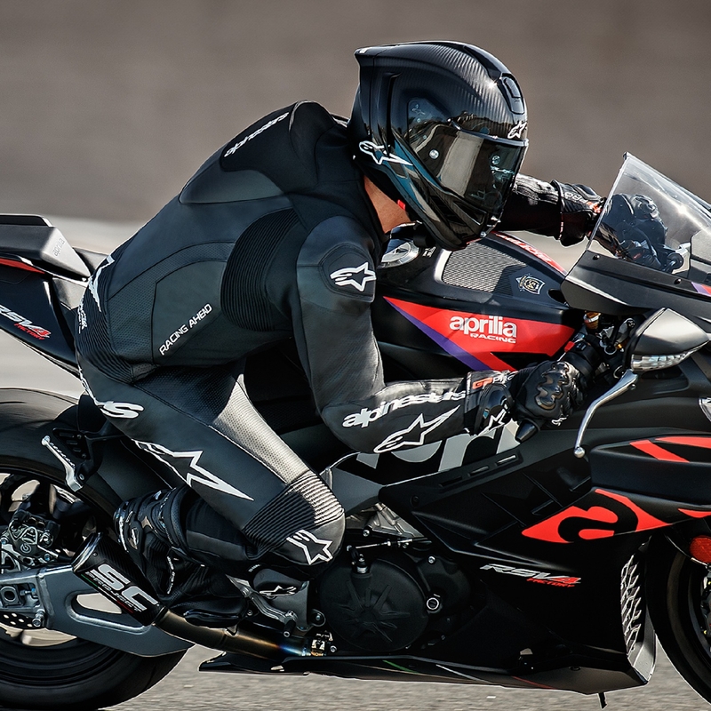 Kožená kombinéza na motorku Alpinestars GP Force Lurv čierna