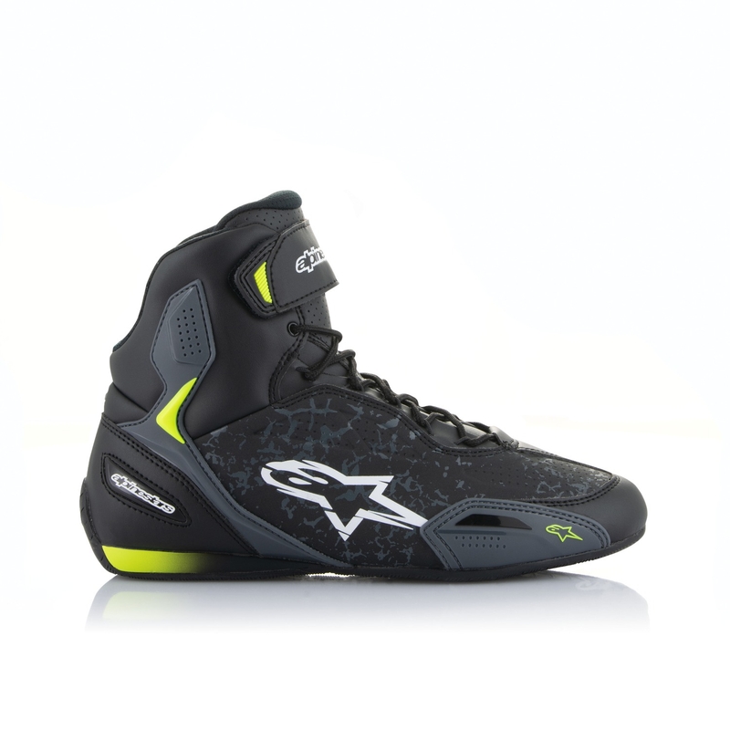 Topánky na motorku Alpinestars Faster-3 čierno-fluo žlté