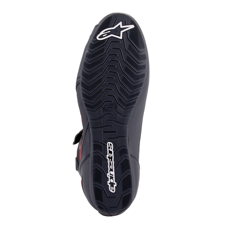 Topánky na motorku Alpinestars Faster-3 Rideknit čierno-tmavo šedo-červené