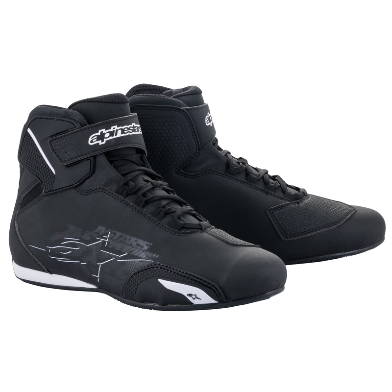 Topánky na motorku Alpinestars Sektor čierno-biele