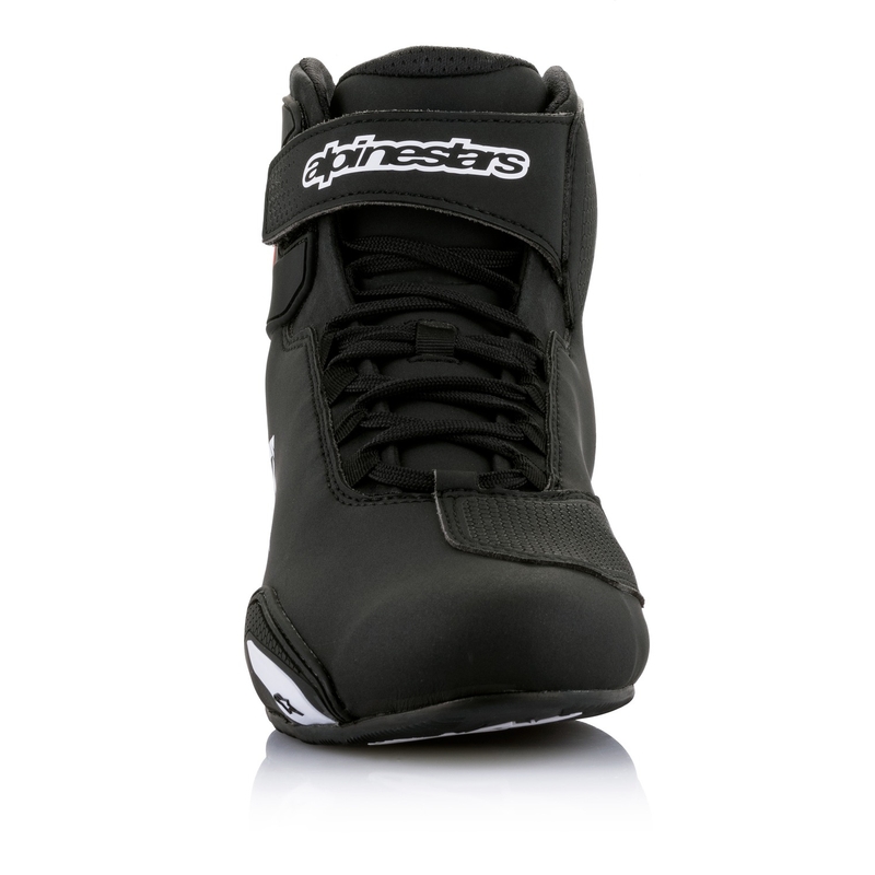 Topánky na motorku Alpinestars Sektor čierno-bielo-fluo červené