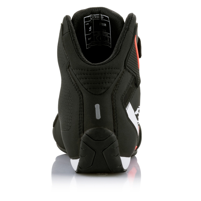 Topánky na motorku Alpinestars Sektor čierno-bielo-fluo červené