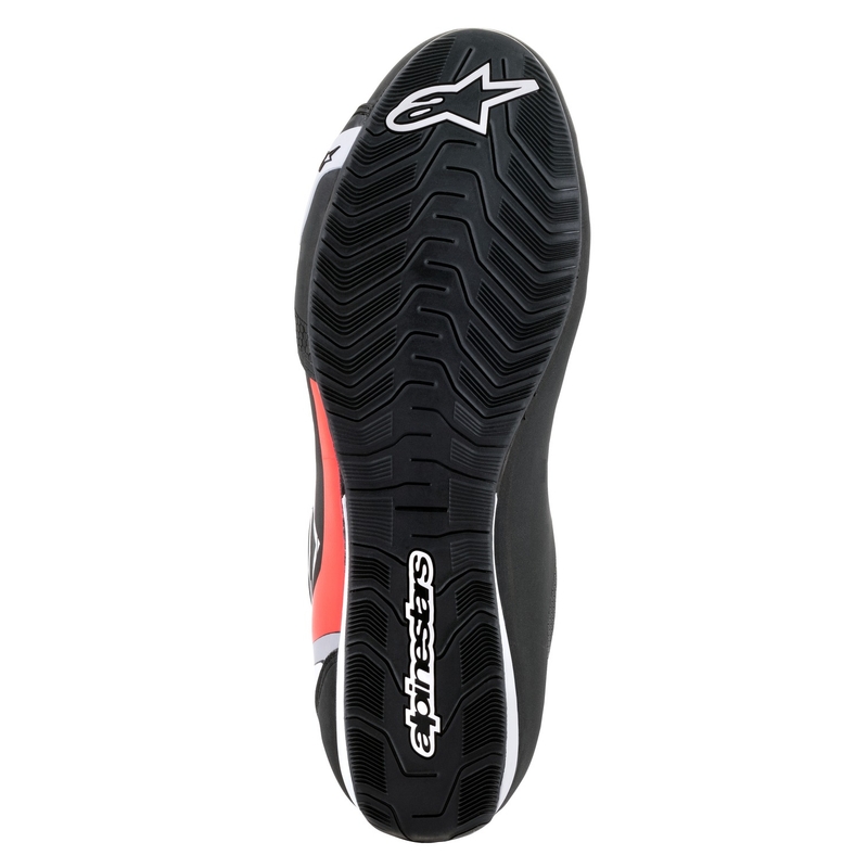 Topánky na motorku Alpinestars Sektor čierno-bielo-fluo červené