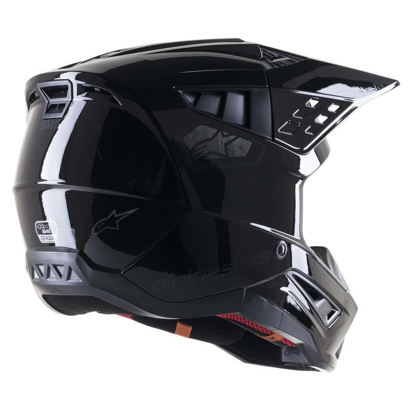 Motokrosová prilba Alpinestars S-M5 Scout čierno-strieborná