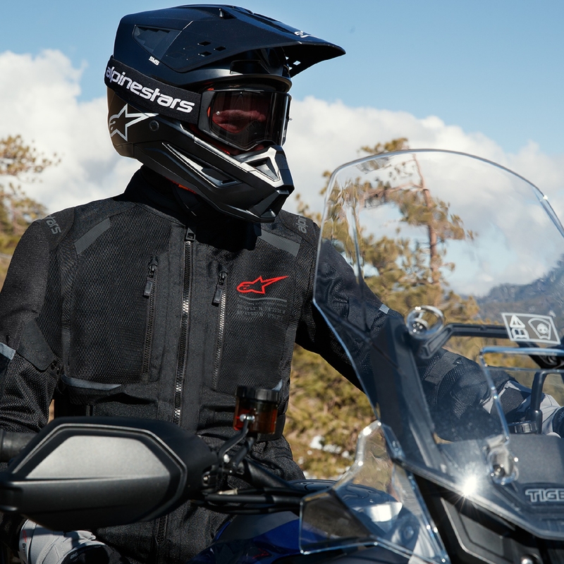 Bunda na motorku Alpinestars Andes Drystar 2 čierna