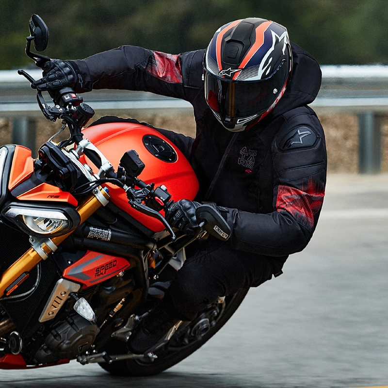 Bunda na motocykel Alpinestars Zaca Air Venom Waterproof čierno/fluorescenčno červená