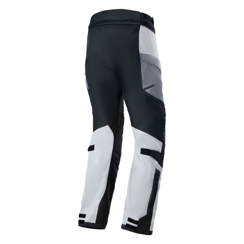 Nohavice na motocykel Alpinestars Andes Air Drystar svetlo šedo-tmavo šedo-čierno-fluorescenčno žlté