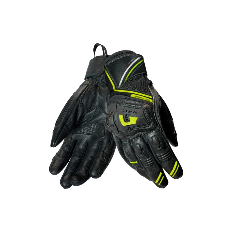 Rukavice na motorku Seventy Degrees SD-N30 Mugello čierno-fluo žlté