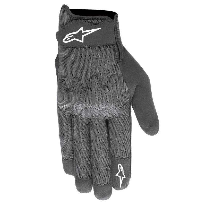 Rukavice na motocykel Alpinestars Stated Air čierno-strieborné