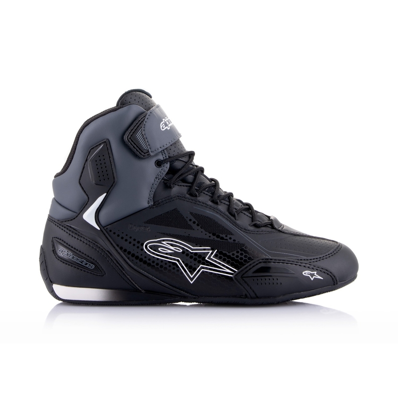 Topánky na motorku Alpinestars Faster-3 Drystar čierno-tmavo šedé