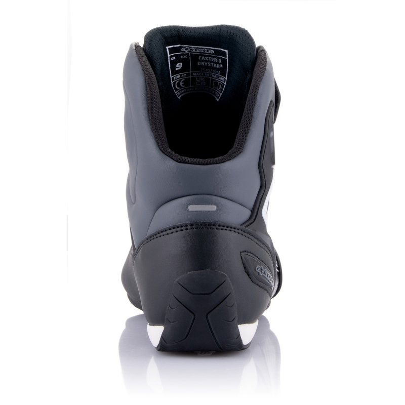 Topánky na motorku Alpinestars Faster-3 Drystar čierno-tmavo šedé