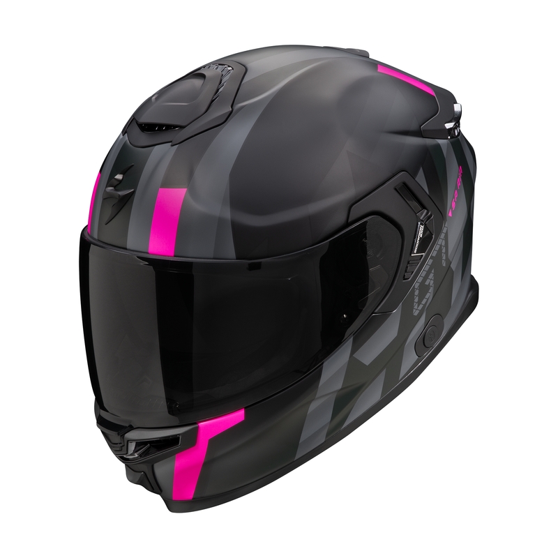 Integrálna prilba na motorku Scorpion EXO-GT SP AIR TOURADVEN čierno-ružová