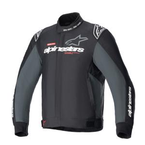Bunda na motorku Alpinestars Monza Sport čierno-šedo-červeno-biela