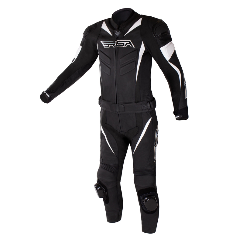 Kombinéza na motorku RSA GPX 2 čierno-biela - II. akosť