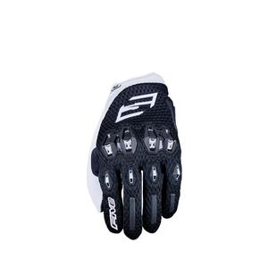 Rukavice na motocykel FIVE Stunt Evo2 Airflow čierno-biele