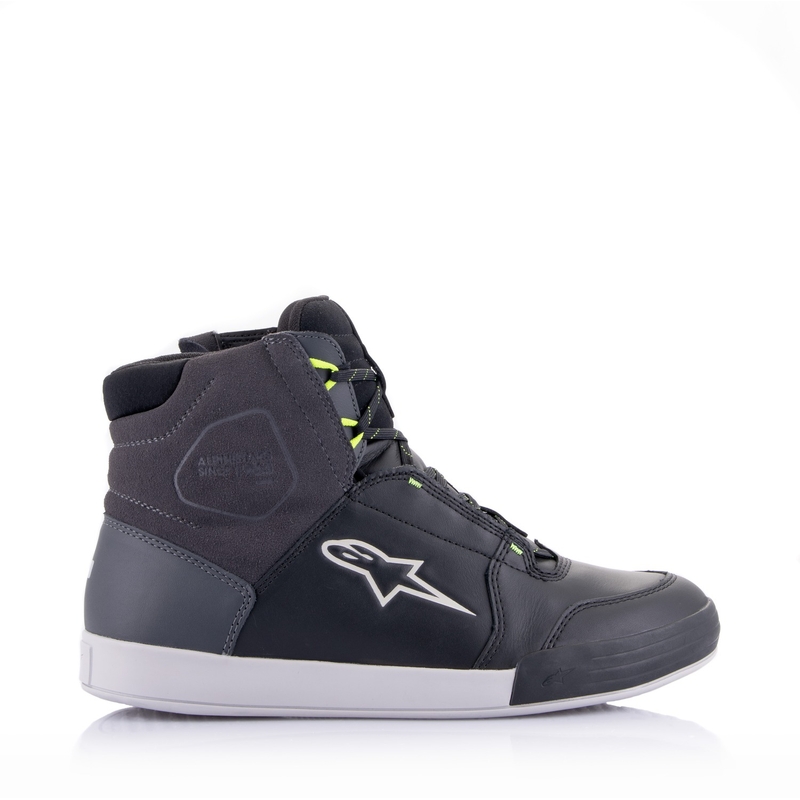Topánky na motorku Alpinestars Chrome Drystar čierno-šedo-fluo žlté