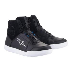 Topánky na motorku Alpinestars Chrome Drystar čierno-bielo-modré