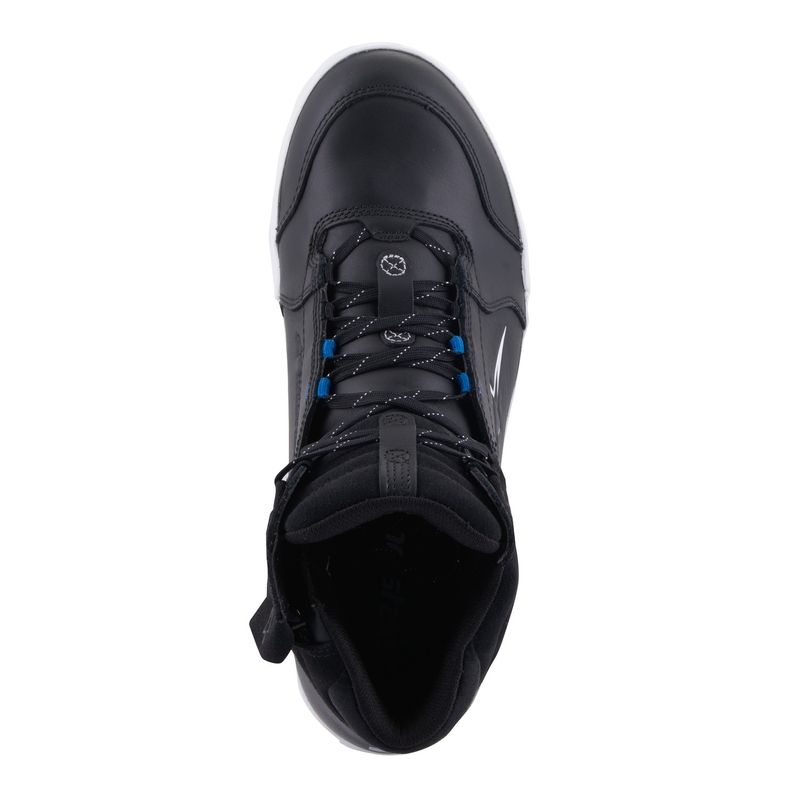 Topánky na motorku Alpinestars Chrome Drystar čierno-bielo-modré