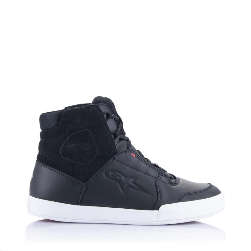 Dámske topánky na motorku Alpinestars Stella Chrome Drystar čierno-bielo-ružové