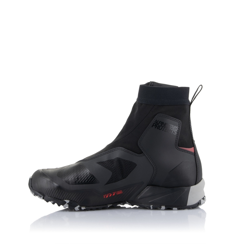 Topánky na motorku Alpinestars CR-8 Gore-Tex čierno-šedo-červené