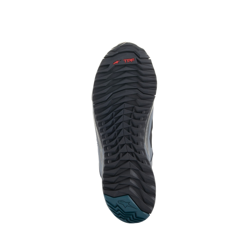 Topánky na motorku Alpinestars CR-8 Gore-Tex čierno-šedo-modré