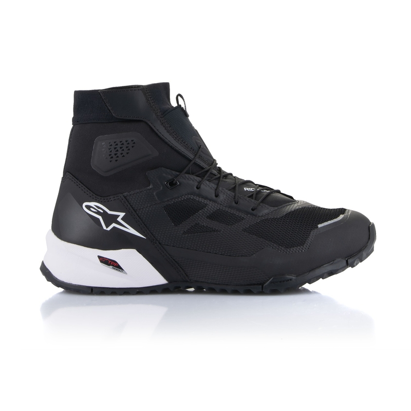 Topánky na motorku Alpinestars CR-1 čierno-biele
