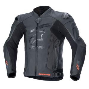 Kožená bunda na motorku Alpinestars GP Plus R 4 Rideknit čierno-čierna