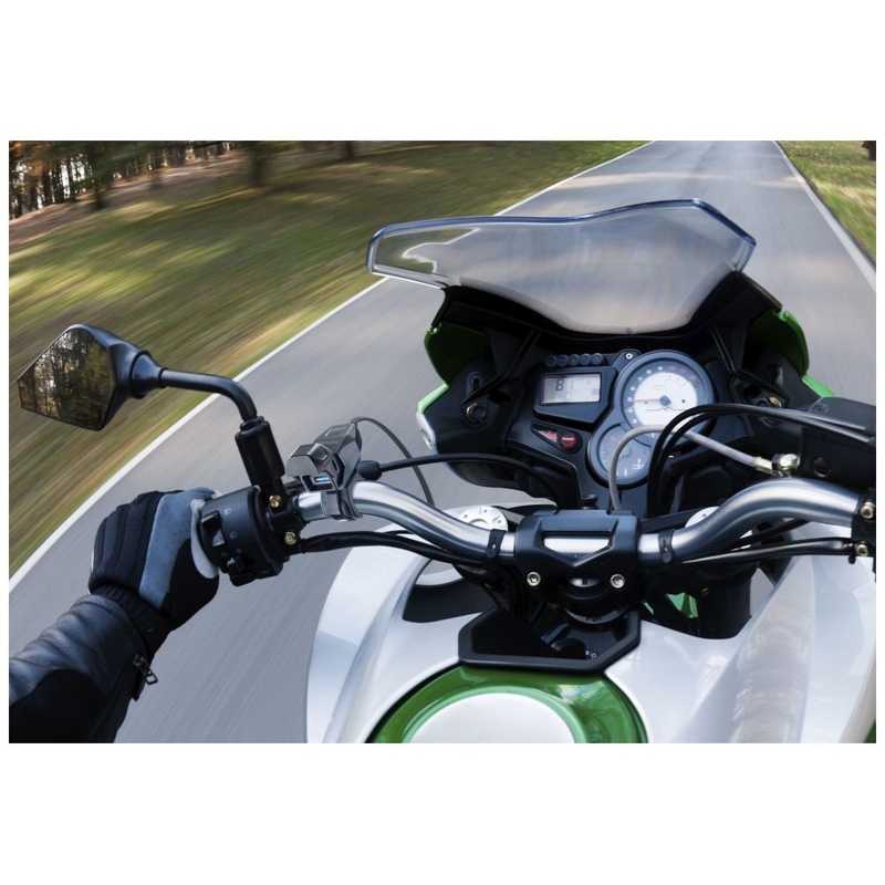 Nabíjačka Interphone na riadidlá motocykla USB-A
