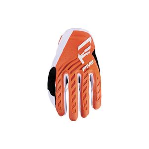 Detské motokrosové rukavice FIVE MFX3 EVO oranžovo-biele