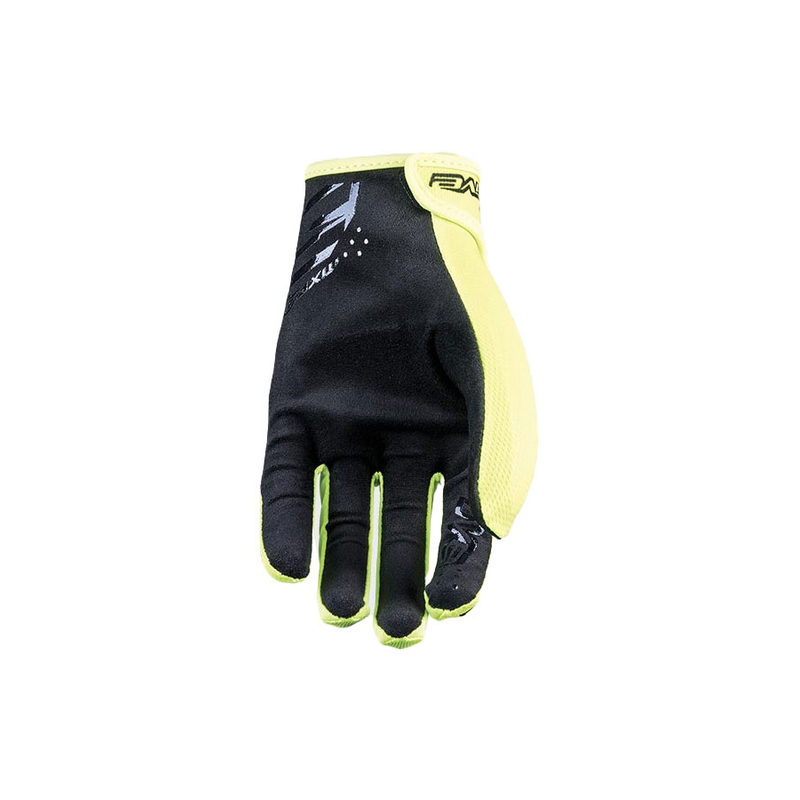 Detské motokrosové rukavice FIVE MXF4 fluo žlté