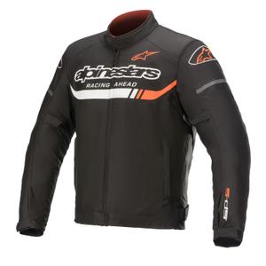 Bunda na motorku Alpinestars T-SP S Ignition Waterproof čierno-bielo-fluo červená