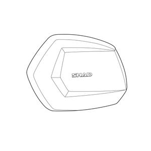 Aluminium lid SHAD for SH35 ľavý
