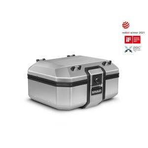 Kompletná sada sedlových brašní SHAD TERRA TR40 adventure a hliníkového kufra SHAD TERRA 37L vrátane montážnej sady SHAD Voge 650DS / 650DSX