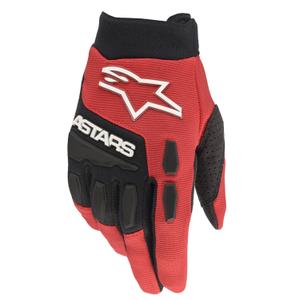 Motokrosové rukavice Alpinestars Full Bore červeno-čierne