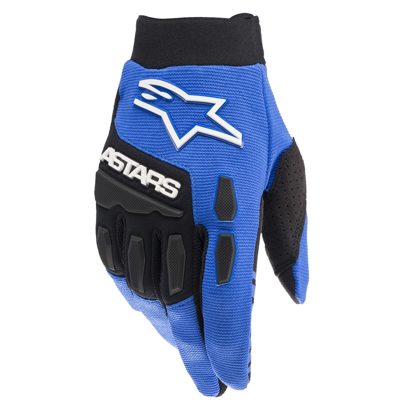 Motokrosové rukavice Alpinestars Full Bore modro-čierne