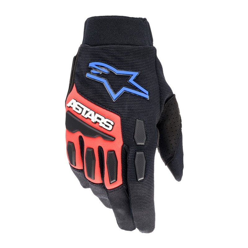 Motokrosové rukavice Alpinestars Full Bore XT čierno-červeno-modro-biele