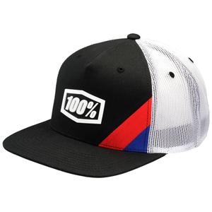 Šiltovka 100 % Cornerstone Trucker čierno-biela