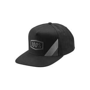 Šiltovka 100 % Cornestone USA Snapback čierno-sivá