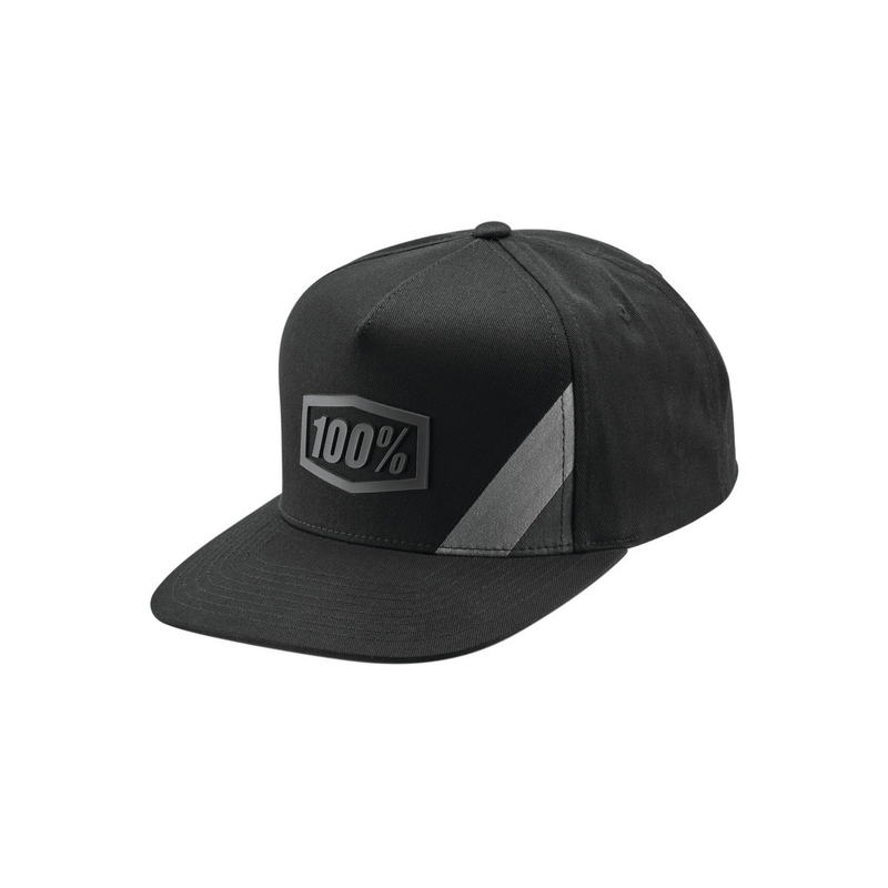 Šiltovka 100 % Cornestone USA Snapback čierno-sivá