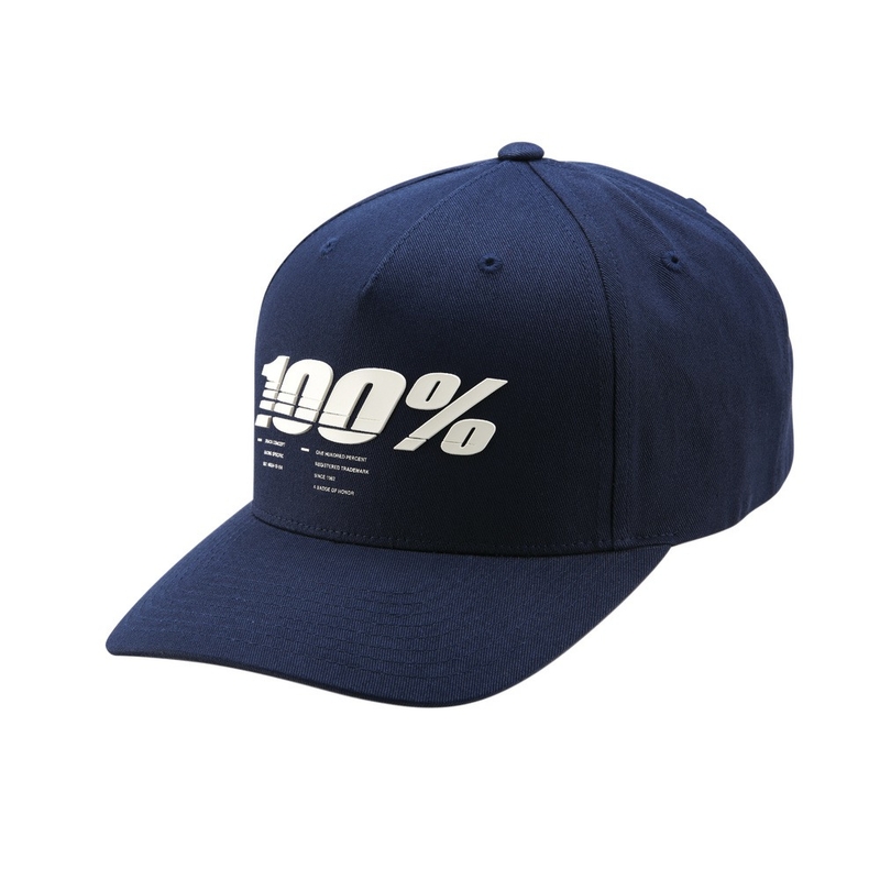 Šiltovka 100 % Staunch Snapback modrá