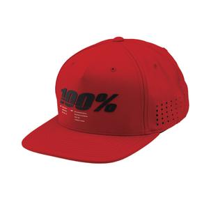 Šiltovka 100 % Drive Snapback červená