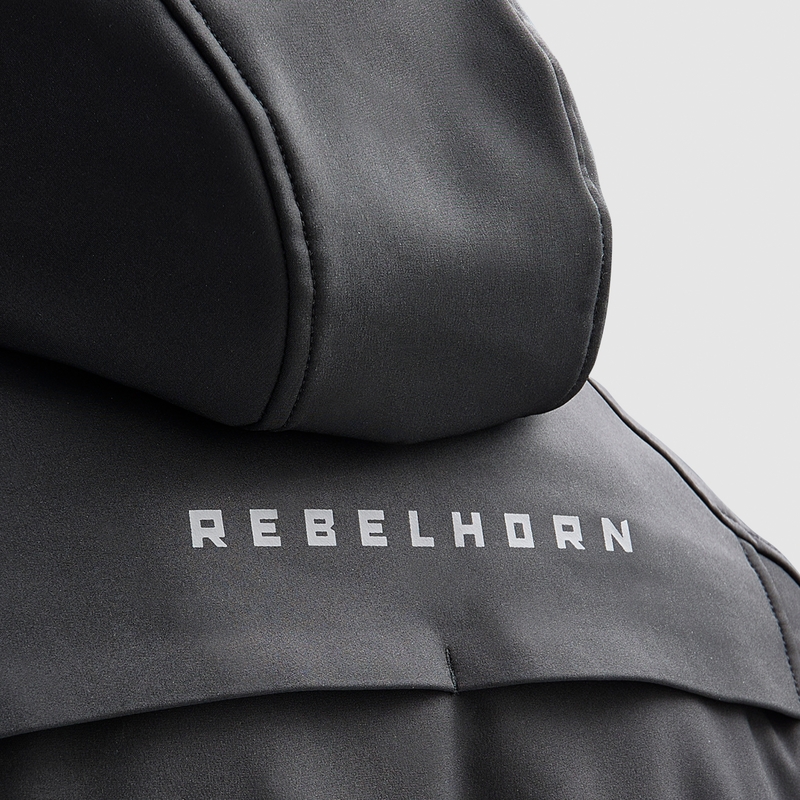 Softshellová bunda na motorku Rebelhorn Slash čierna