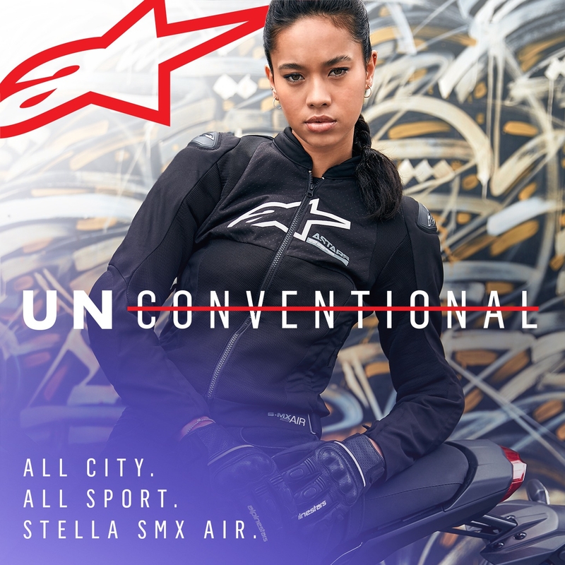 Dámska bunda na motocykel Alpinestars Stella SMX Air čierna
