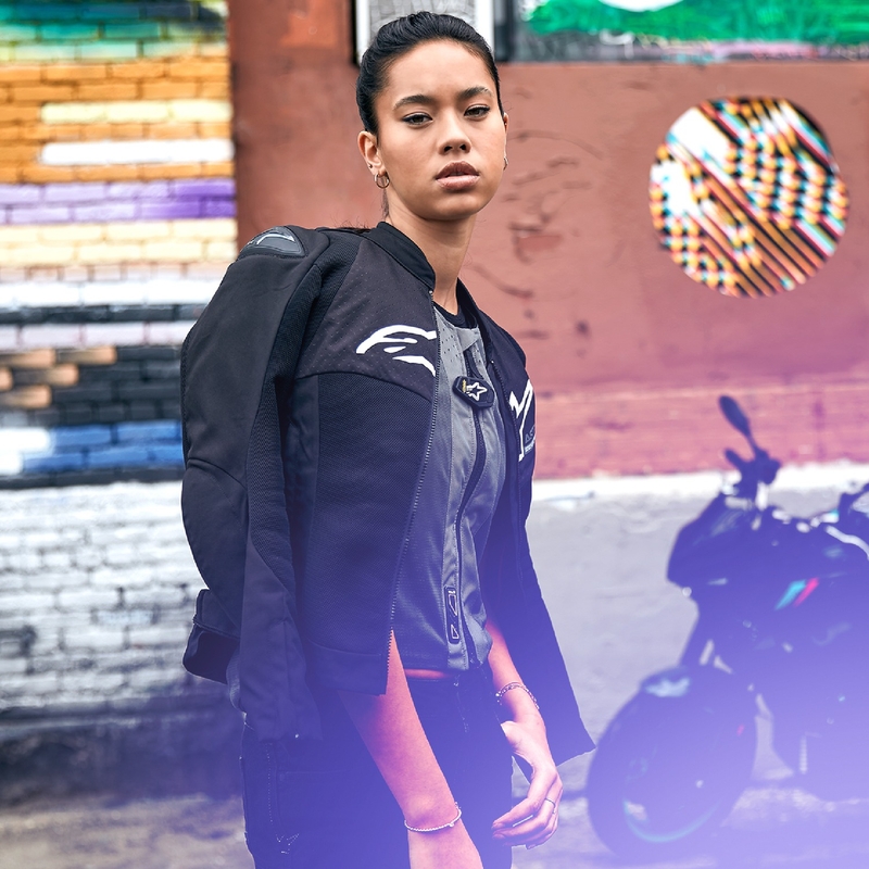 Dámska bunda na motocykel Alpinestars Stella SMX Air čierna