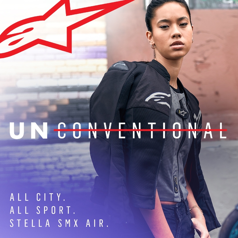 Dámska bunda na motocykel Alpinestars Stella SMX Air čierna